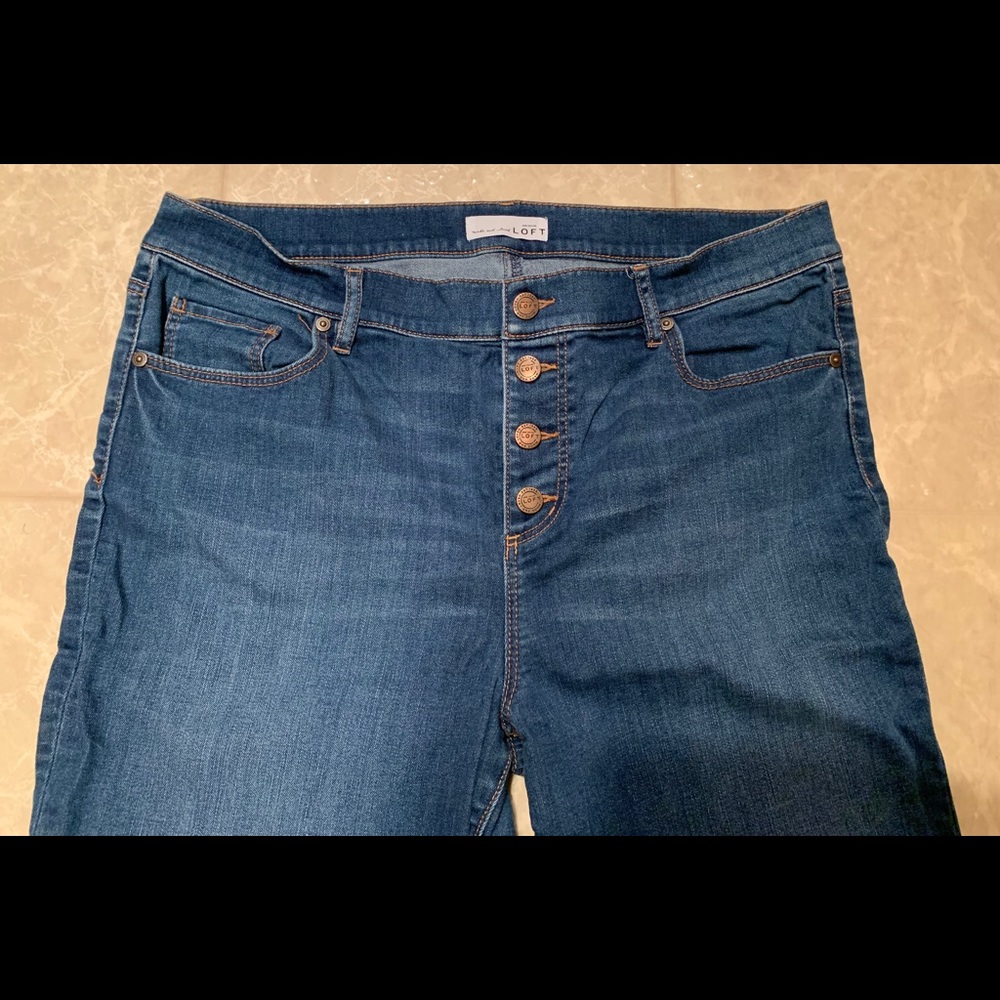 Loft Wide Leg Trouser Jean 32/14